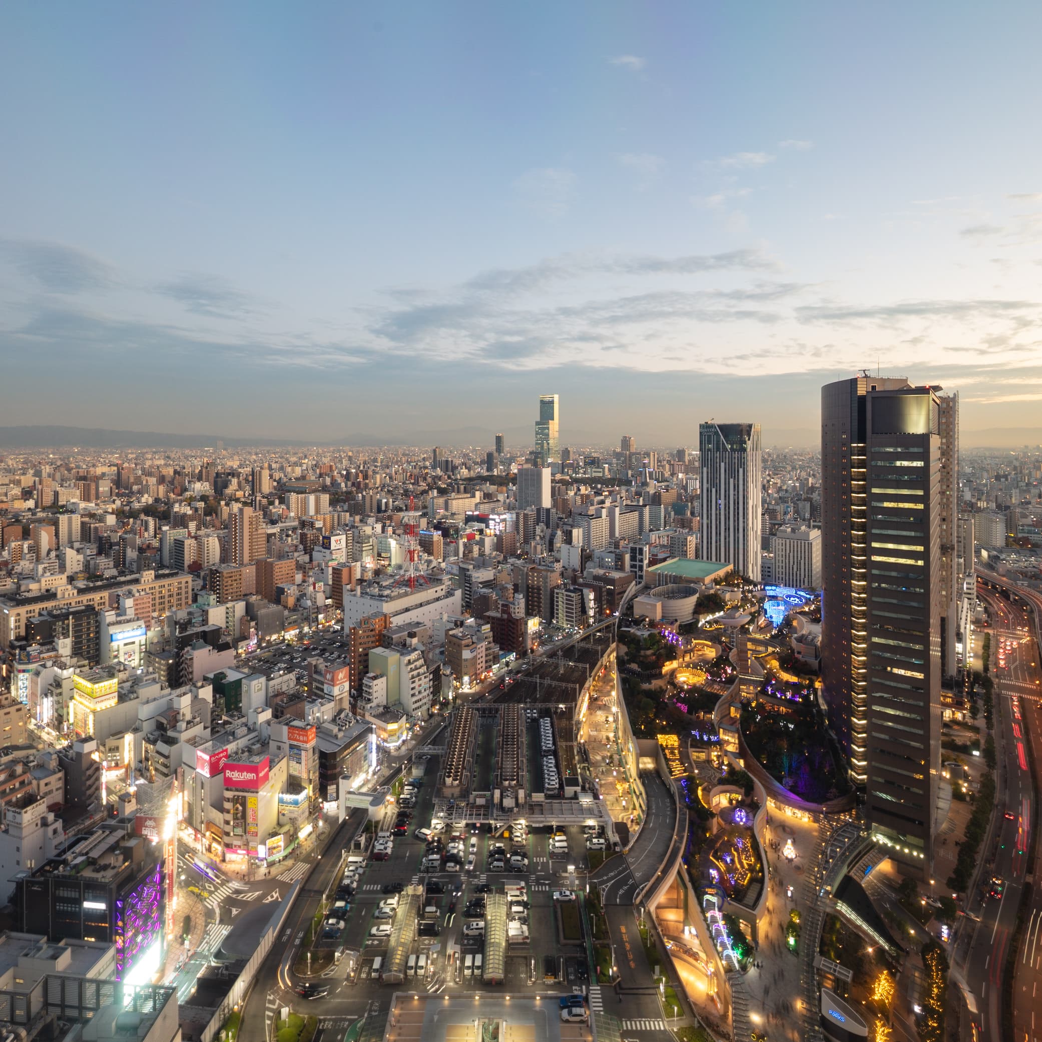 Osaka skyline